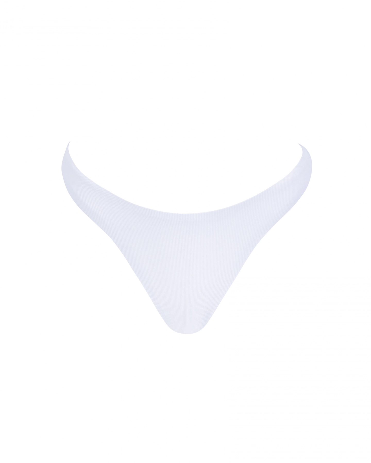 White Striped Brazilian Thong Low Rise Bikini Bottom Xs Vivien Vance